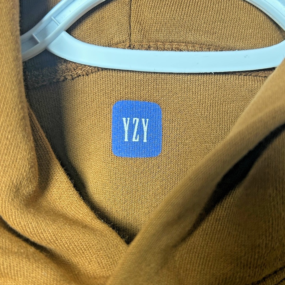 YZY Yeezy Gap Perfect Hoodie Camel Brown Double Layer Heavyweight Size M - Picture 3 of 8